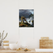 Frederic Edwin Church Storm in den Bergen Poster (Küche)