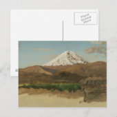 Frederic Edwin Church - Study of Mount Chimborazo Postkarte (Vorne/Hinten)