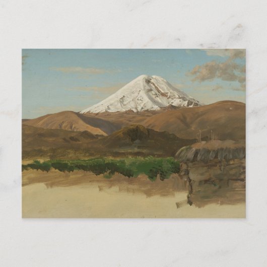 Frederic Edwin Church - Study of Mount Chimborazo Postkarte (Vorderseite)