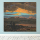 Frederic Edwin Church - Sunset across the Catskill Leinwanddruck (Insitu (Holzboden))