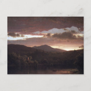 Frederic Edwin Church - Twilight (Catskill Mountai Postkarte