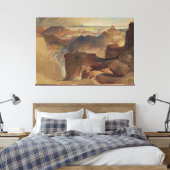 Frederic Edwin Church - View from Powell's Plateau Leinwanddruck (Insitu (Schlafzimmer))