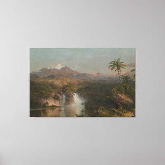 Frederic Edwin Church - View of Cotopaxi  Leinwanddruck (Vorderseite)