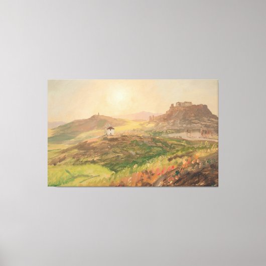 Frederic Edwin Church - View of the Acropolis Leinwanddruck (Vorderseite)