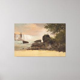 Frederic Edwin Church - View of the Canadian Falls Leinwanddruck