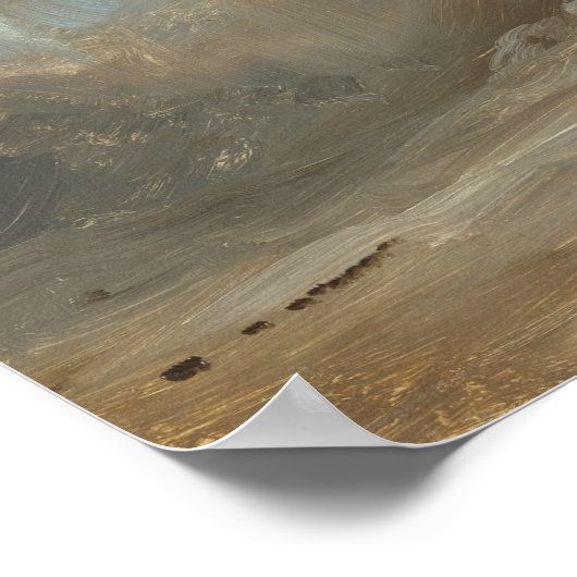 Frederic Edwin Church - Vision des Kreuzes Poster (Ecke)