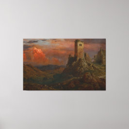 Frederic Edwin Church - Wachturm in Italien Leinwanddruck
