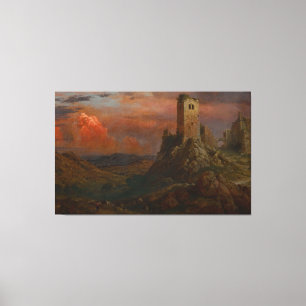 Frederic Edwin Church - Wachturm in Italien Leinwanddruck