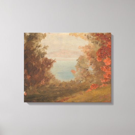 Frederic Edwin Church - Waldszene Leinwanddruck (Vorderseite)