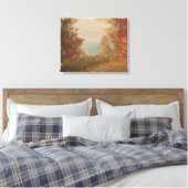 Frederic Edwin Church - Waldszene Leinwanddruck (Insitu (Schlafzimmer))