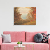 Frederic Edwin Church - Waldszene Leinwanddruck (Insitu (Wohnzimmer))