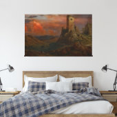 Frederic Edwin Church - Watch Tower in Italy Leinwanddruck (Insitu (Schlafzimmer))
