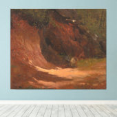 Frederic Edwin Church - Winter Landscape, View of Leinwanddruck (Insitu (Holzboden))