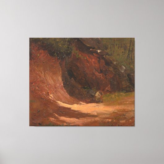 Frederic Edwin Church - Winter Landscape, View of Leinwanddruck (Vorderseite)