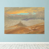 Frederic Edwin Church - Winter Landscape, View of  Leinwanddruck (Insitu (Holzboden))