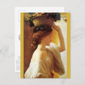 Frederic Leighton Basket of fruit CC0674 Postcard Postkarte (Vorne/Hinten)