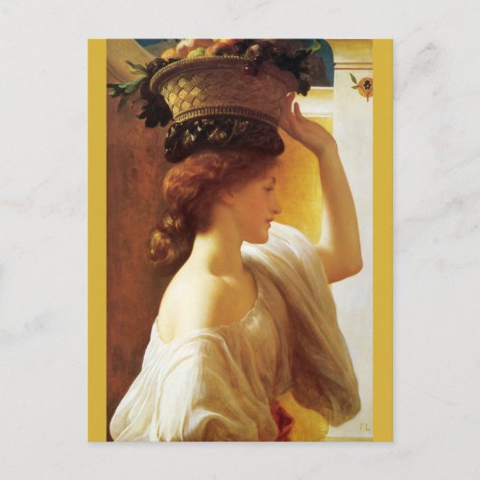 Frederic Leighton Basket of fruit CC0674 Postcard Postkarte (Vorderseite)