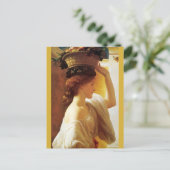 Frederic Leighton Basket of fruit CC0674 Postcard Postkarte (Stehend Vorderseite)