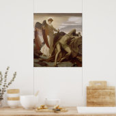 Frederic Leighton - Elijah in der Wildnis Poster (Küche)