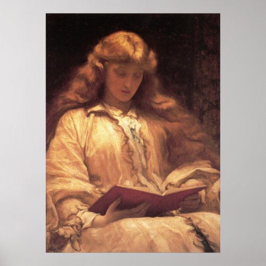 Frederic Leighton Maid mit dem Gelben Haar-Poster Poster (Vorne)
