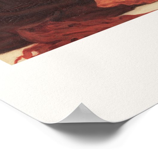 Frederic Lord Leighton Flaming June Painting Art Poster (Ecke)