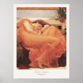Frederic Lord Leighton Flaming June Painting Art Poster (Vorne)