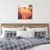 Frederic Lord Leighton Flaming June Square Art Leinwanddruck (Insitu (Schlafzimmer))