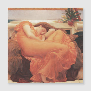 Frederic Lord Leighton Flaming June Square Art Magnetkarte
