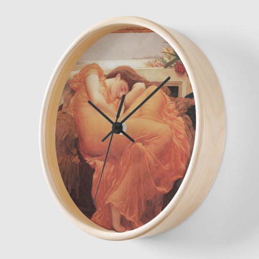Frederic Lord Leighton Flaming June Square Art Uhr (Winkel)