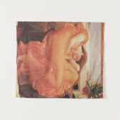 Frederic Lord Leighton Flaming June Square Art Wandteppich (Vorderseite (Horizontal))