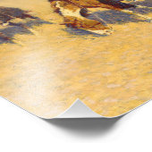 Frederic Remington - Amerikanische Ureinwohner sim Fotodruck (Ecke)