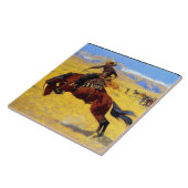 Frederic Remington Art "A Cold Morning on Rang Fliese (Seite)