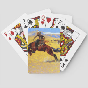 Frederic Remington Art "A Cold Morning on Rang Spielkarten