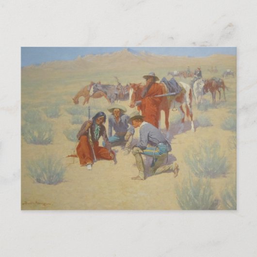 Frederic Remington Art Postkarte (Vorderseite)