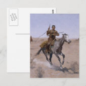 Frederic Remington Art Postkarte (Vorne/Hinten)