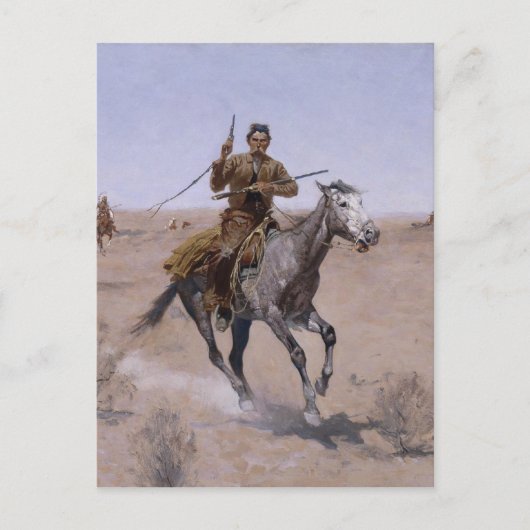 Frederic Remington Art Postkarte (Vorderseite)