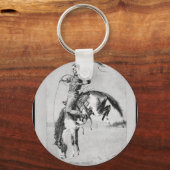 Frederic Remington Bucking Horse Key Chain Schlüsselanhänger (Vorderseite)