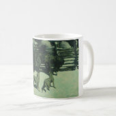 Frederic Remington - Der Aufruf zur Hilfe Kaffeetasse (VorderseiteRechts)