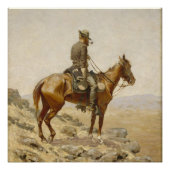 Frederic Remington - Der Ausblick Poster (Vorderseite)