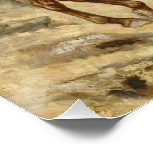 Frederic Remington - Der Ausblick Poster (Ecke)