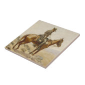 Frederic Remington - Der Aussichtspunkt Fliese (Seite)