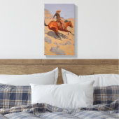 Frederic Remington - Der Cowboy Leinwanddruck (Insitu (Schlafzimmer))