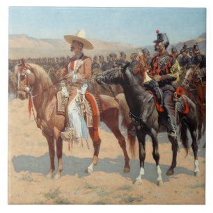 Frederic Remington - der mexikanische Major Fliese