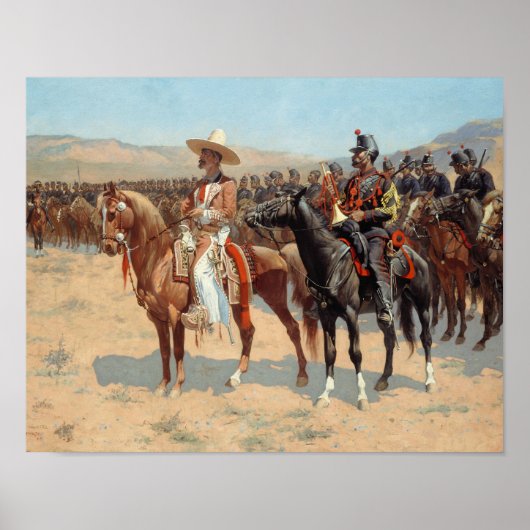 Frederic Remington - der mexikanische Major Poster (Vorne)