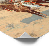 Frederic Remington - der mexikanische Major Poster (Ecke)