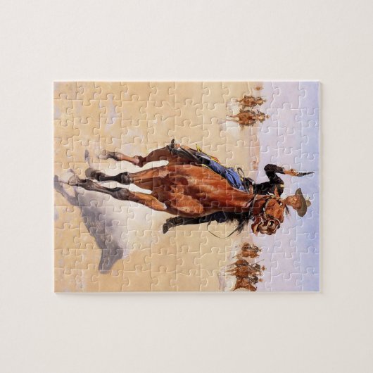 Frederic Remington der Trooper Puzzle (Horizontal)