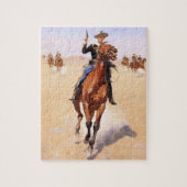 Frederic Remington der Trooper Puzzle (Vertikal)