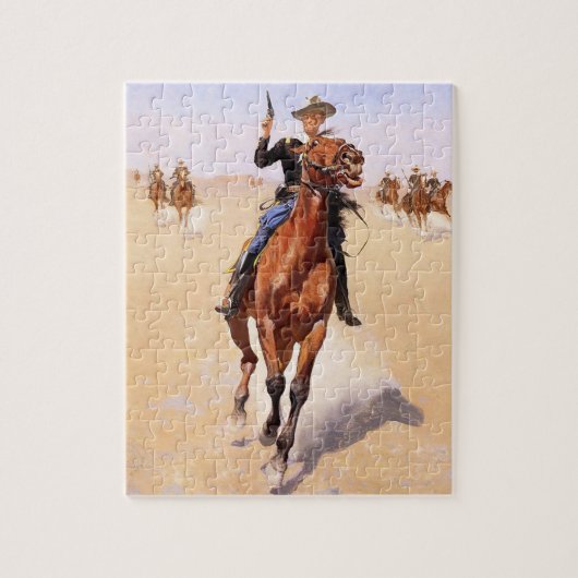 Frederic Remington der Trooper Puzzle (Vertikal)