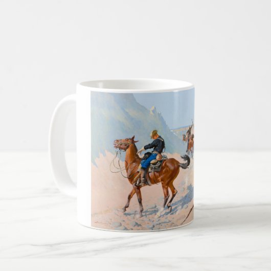 Frederic Remington - die Advance Guard oder die Mi Kaffeetasse (Vorderseite Links)