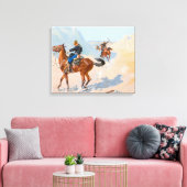 Frederic Remington - die Advance Guard oder die Mi Leinwanddruck (Insitu (Wohnzimmer))